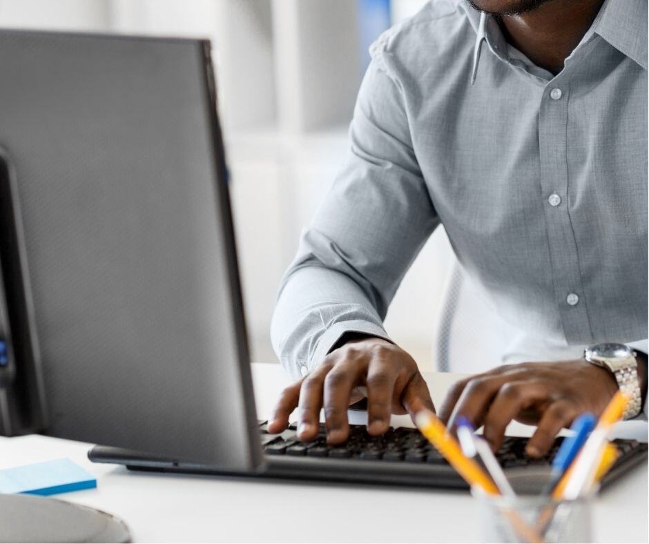 Man at computer